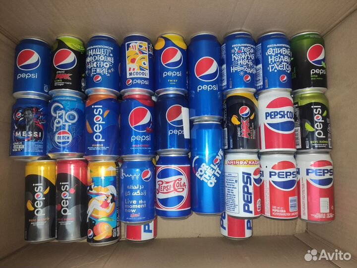 Банки pepsi пепси