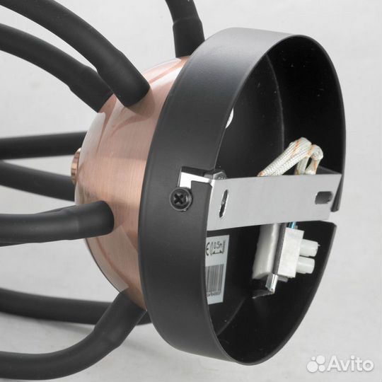 Люстра потолочная в спальню лофт, современная