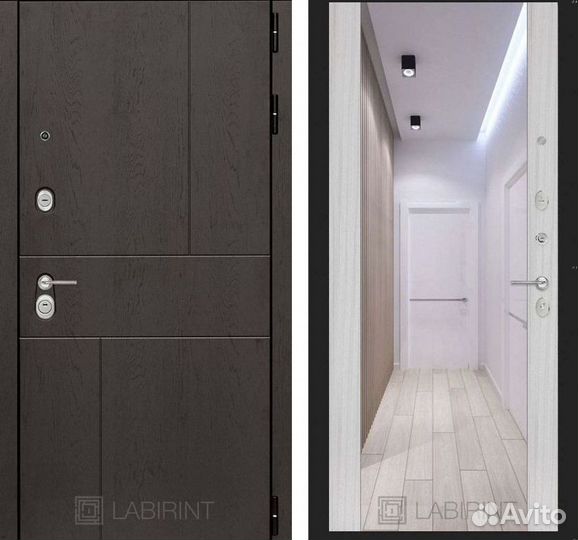 Дверь входная Шоколад шумо-изоляционная