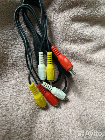 Кабель scart, тюльпаны