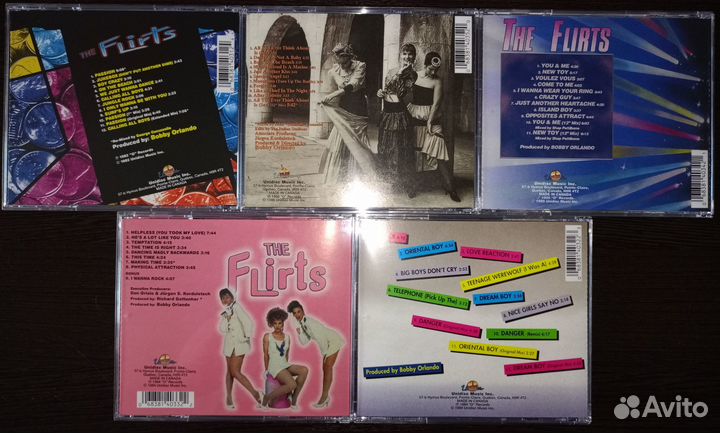 The Flirts, CD, Сд диски