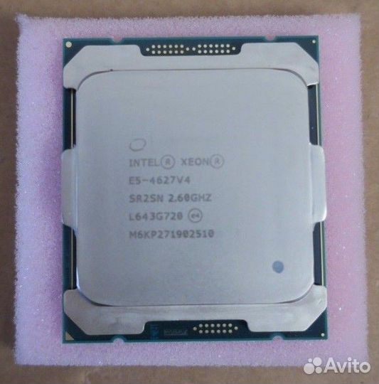 Intel Xeon e5-4627v4 10 core 2.6-3.2GHz 135W