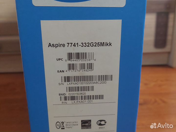 Ноутбук Acer Aspire 7741