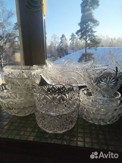 Хрустальная посуда СССР