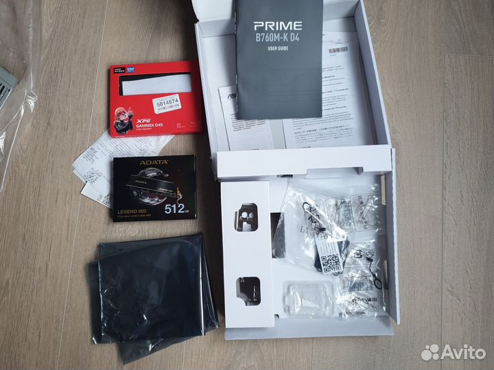 Intel core i3 12100f+B760 Asus+16gbddr4 комплект