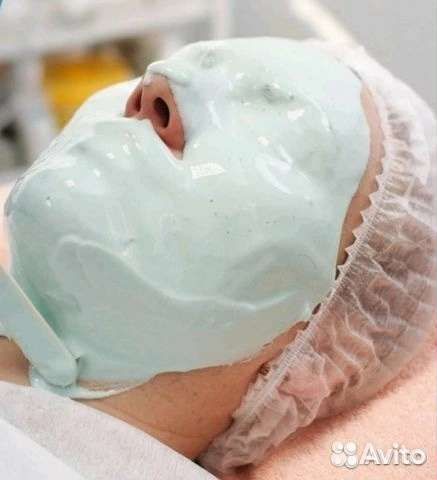 Альгинатная маска,микротоковая терапия лица и тела