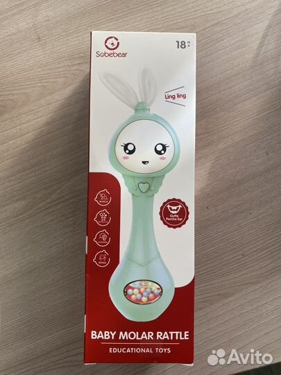 Погремушка зайка