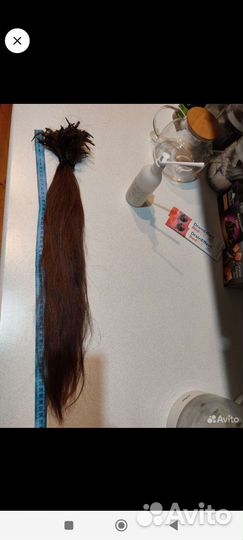 Волосы для наращивания 60 см бу