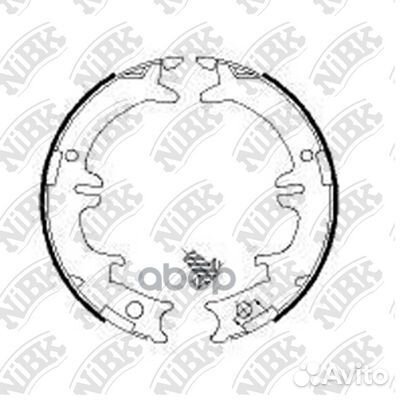 FN0567nibk колодки ручника Toyota Avensis/Prev
