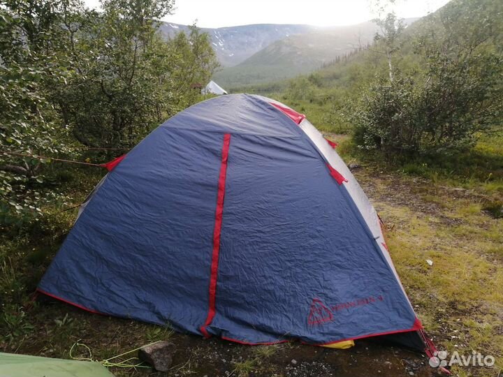 Палатка с тентом