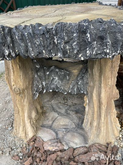 Стол из бетона в стиле 