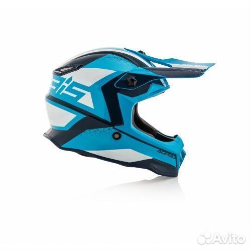 Шлем Acerbis Impact Steel детский (Красный/Серый