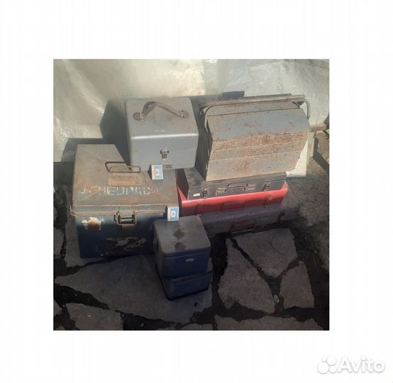 Ящики железные для инструмента (советские)