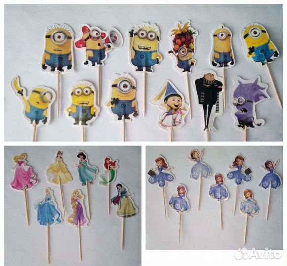 Украшения на торт, картинки, топперы