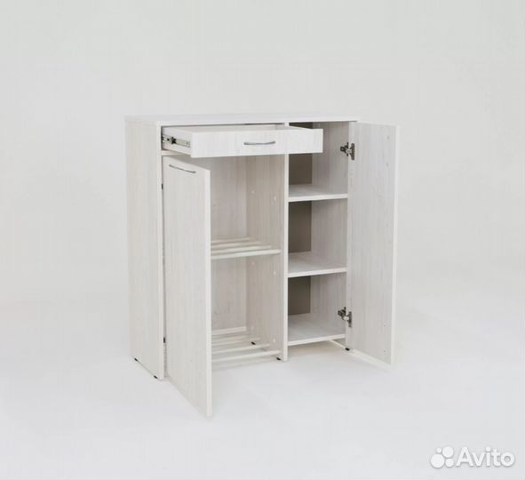 Тумба для обуви в прихожую Ольга милк 53