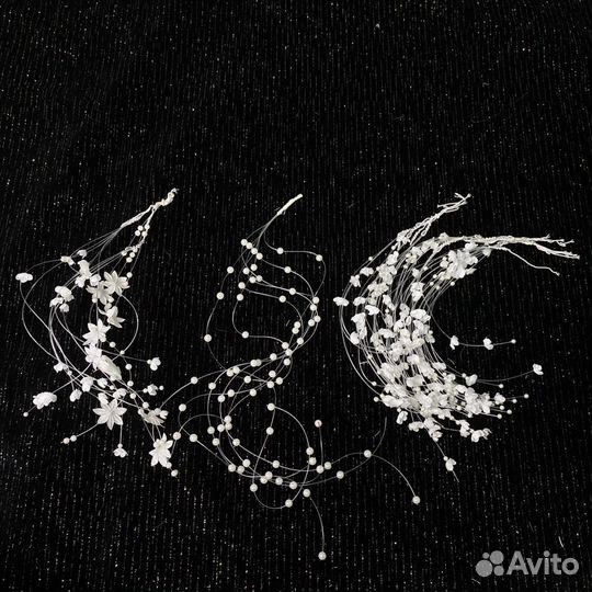 Свадебная веточка для волос