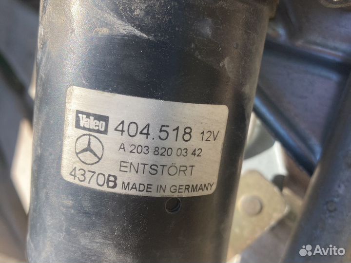 Трапеция дворников mercedes w203