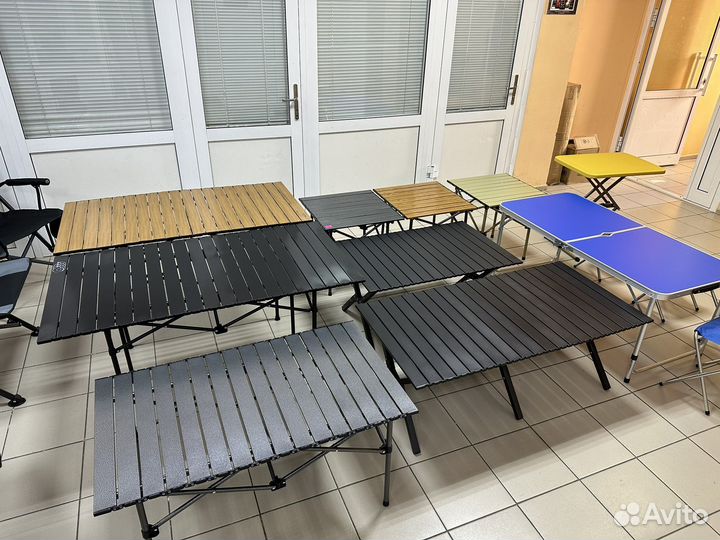 Стол складной туристический походный, реечный