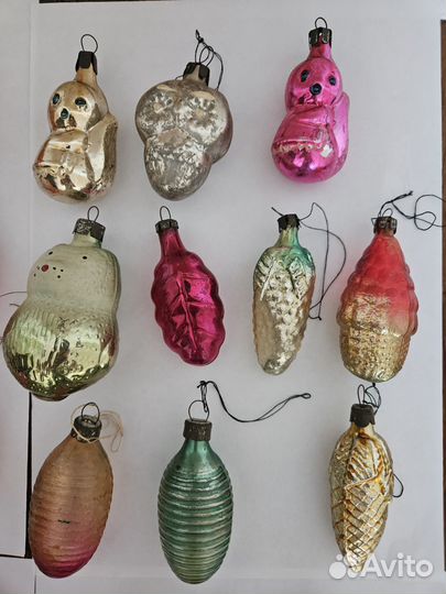 Елочные игрушки СССР