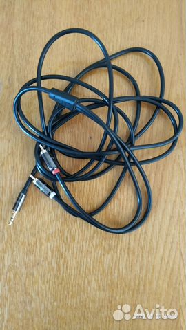 Кабель dexp 3.5 mm jack - RCA х2 черный