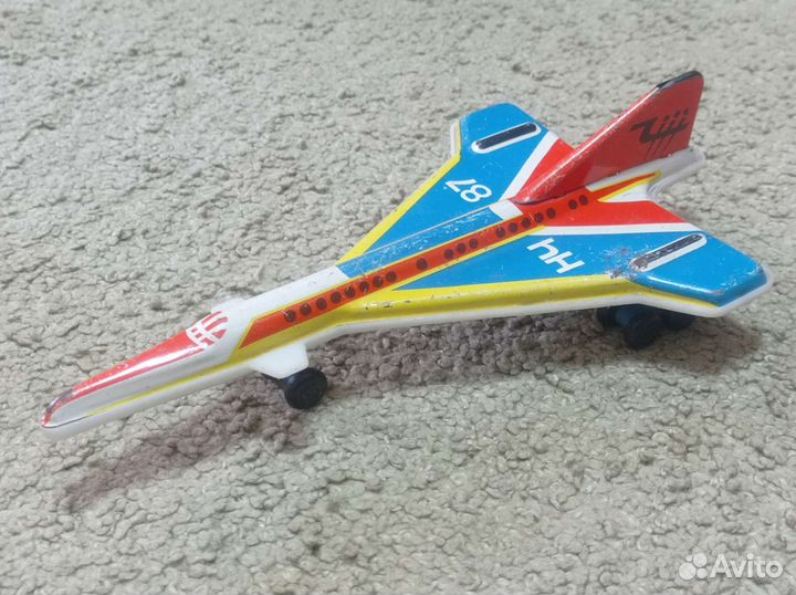Самолет железный нч-87 игрушка