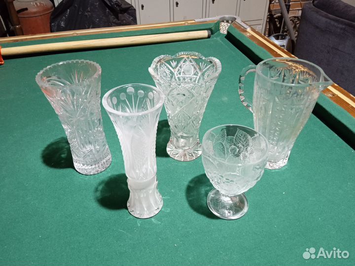 Вазы хрусталь