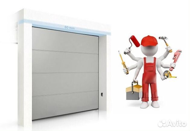 Срочный Ремонт секционных ворот/ремонт рольставней