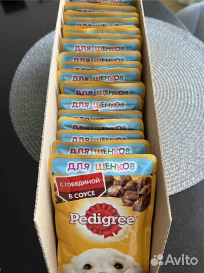 Влажный корм для собак Pedigree, 85г