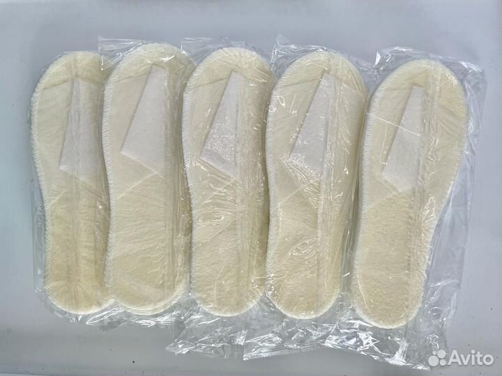 Тапочки одноразовые открытые, из неткан. материала