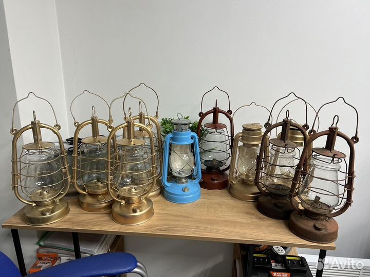 Керосиновая лампа с 1920 по 1970годы. Стекло