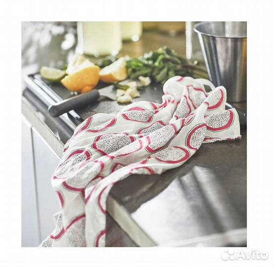 Полотенце кухонное 100 хлопок 45x60 Икеа Торвфлю