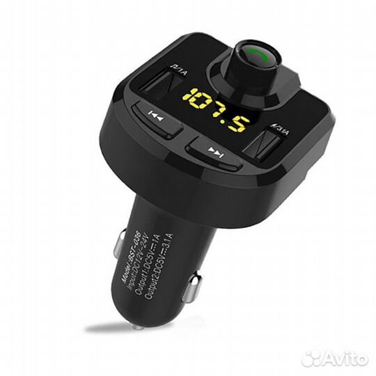 Автомобильный FM-трансмиттер - BT36 Bluetooth (чер