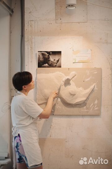 Творческий мастер-класс по барельефу