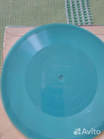 Винил голубой СССР 8штук