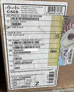 Cisco PWR-IE170W-PC-AC новый в коробке