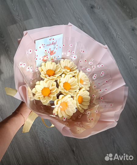 Шоколадные ромашки