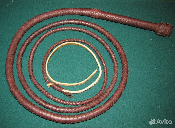 Кнут кожаный новый разной длины