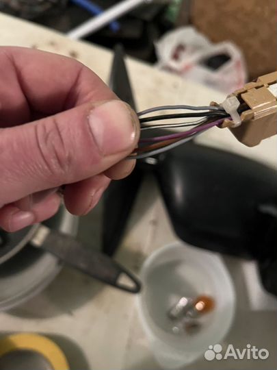 Зеркало правое боковое на volkswagen touareg