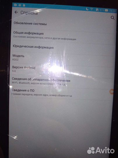 Планшет asus K00Z