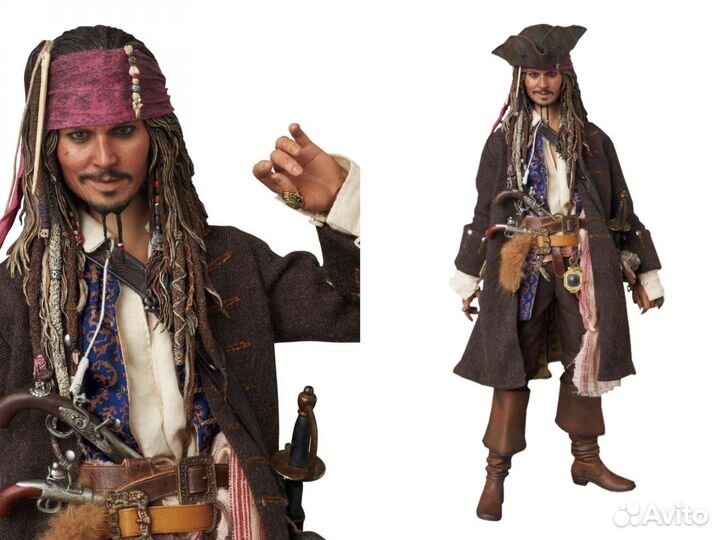 Medicom Enterbay captain Jack Sparrow не hot toys