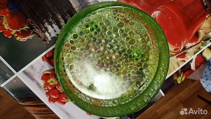 Зелёное и синее стекло 60х годов