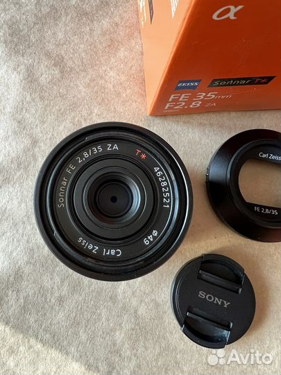 Объектив Sony sel 35 mm 2,8