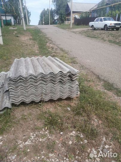 Шифер 8 волновой бу