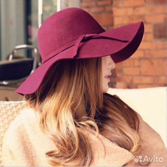 Шляпа шерстяная