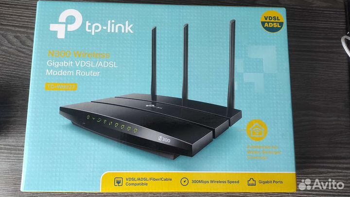 Гигабитный Wifi роутер с модемом Tp-link TD-W9977