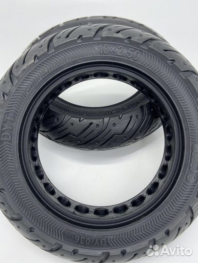 Покрышка литая 10x2.50 Kugoo M4/pro с установкой