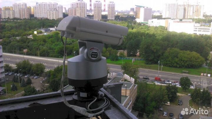 Камера видеонаблюдения уличная / установка