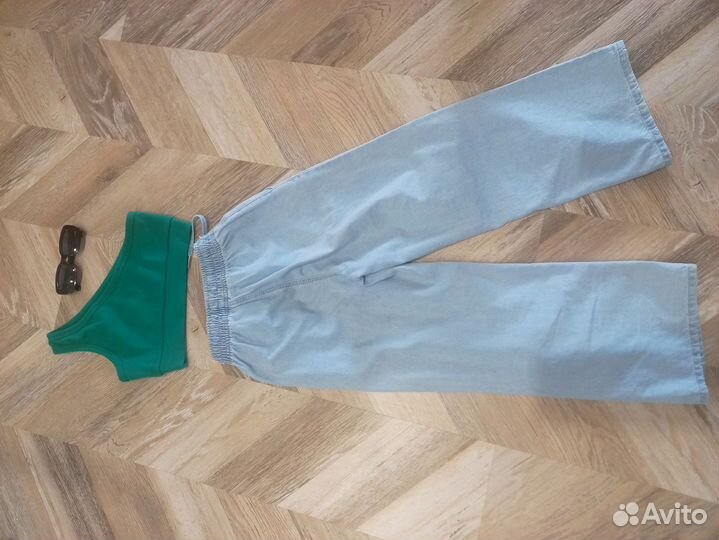Джинсы для девочки 128см