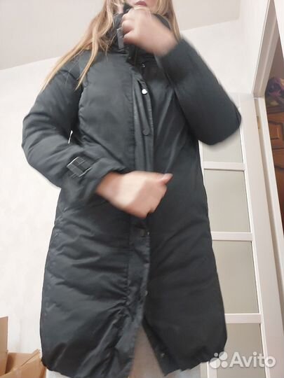 Пальто женское зимнее 46 48 очень теплое