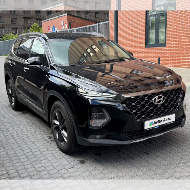 Hyundai Santa Fe 2.2 AT, 2019, 115 000 км